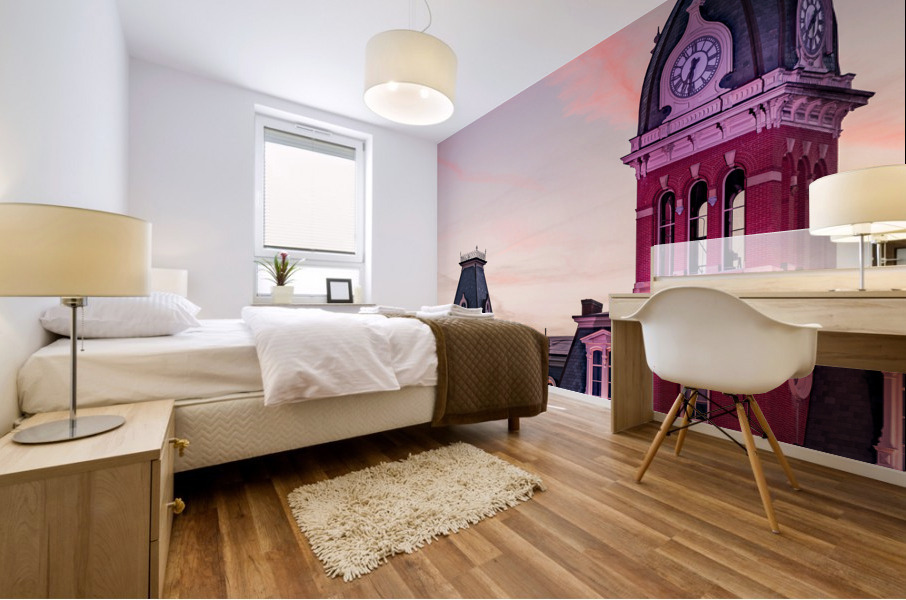 Woodburn Hall at West Virginia University in Morgantown WV Mural print