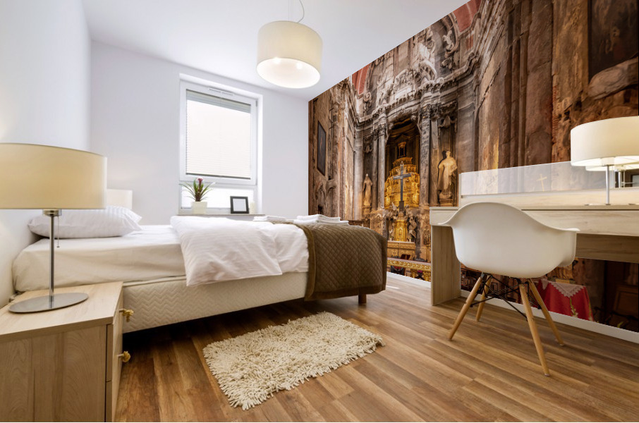 Sao Domingos church in Lisbon Mural print