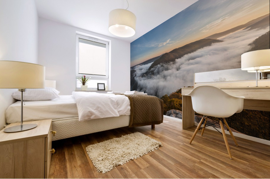 Grandview in New River Gorge Mural print