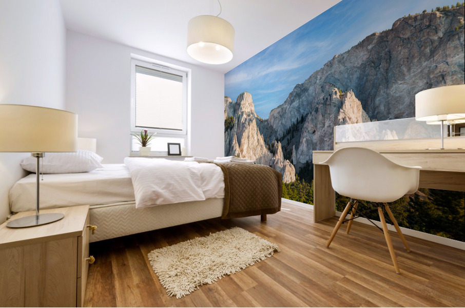 Chalk cliffs of Mt Princeton Colorado Mural print