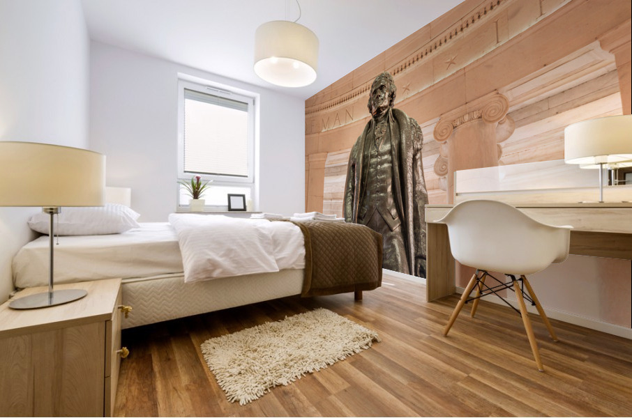 Statue of Thomas Jefferson Washington DC Impression murale