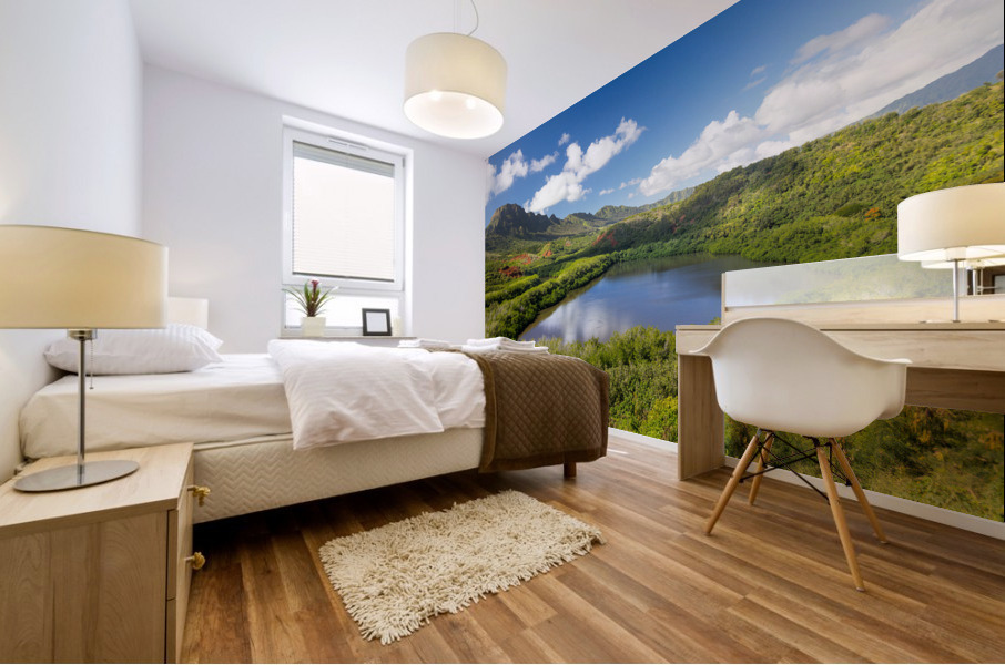 Menehune fishpond Kauai Hawaii Mural print