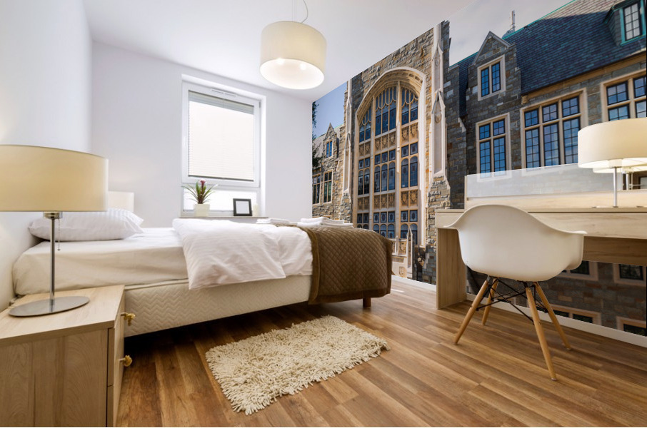 White Gravenor hall Georgetown University DC Mural print
