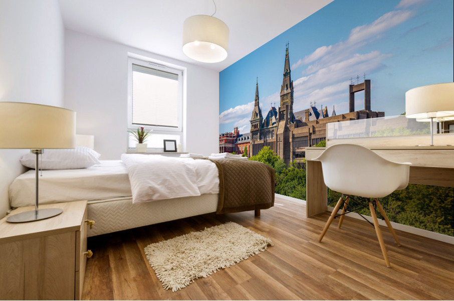 Healy Hall Georgetown University Mural print