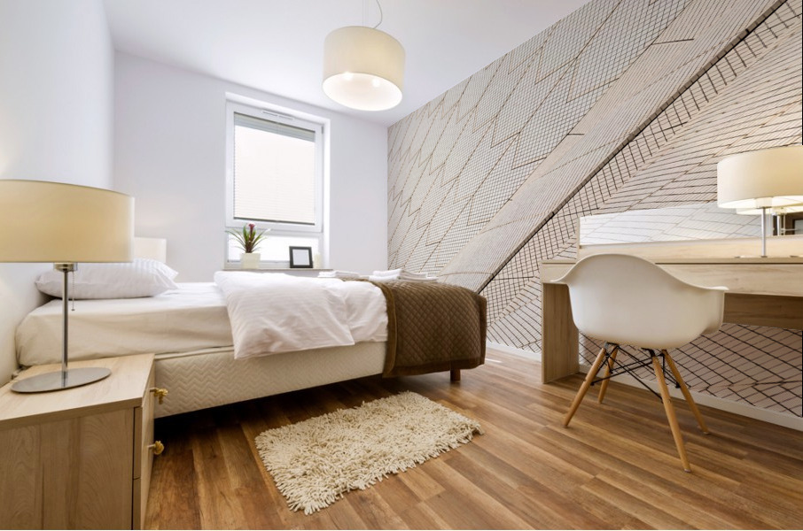 Unusual view of Sydney Opera House Mural print