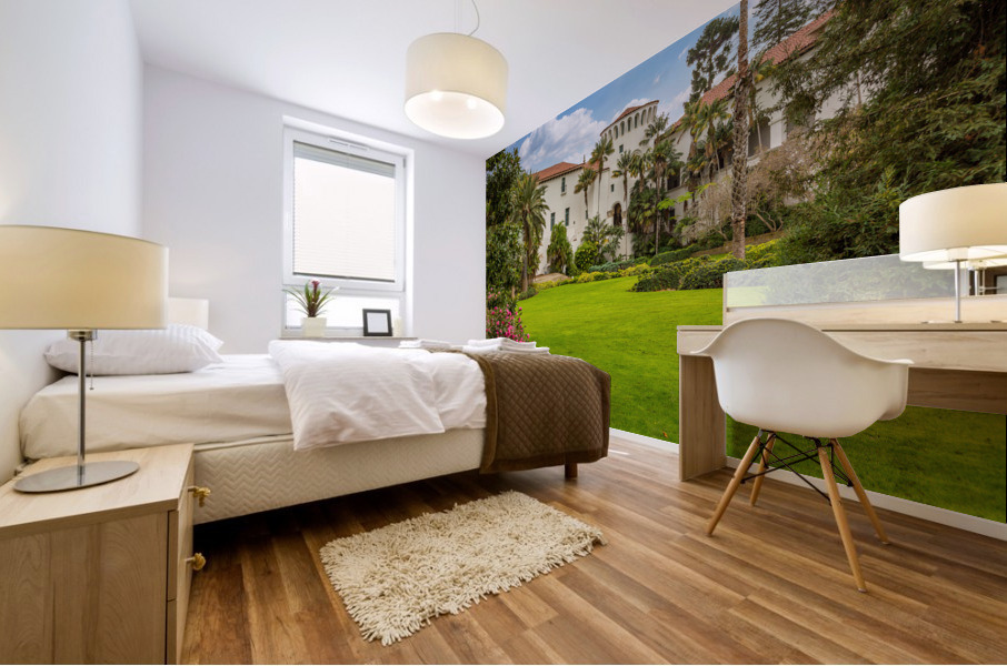 Exterior Santa Barbara Courthouse California Mural print