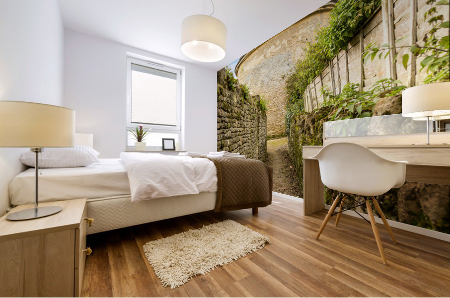 Minster Lovell in Cotswold district of England Mural print