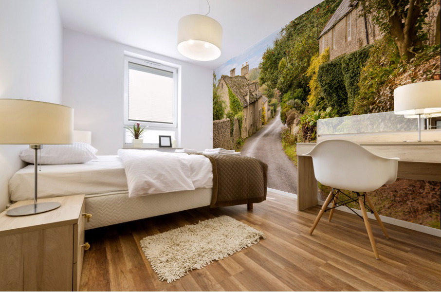 Minster Lovell in Cotswold district of England Impression murale