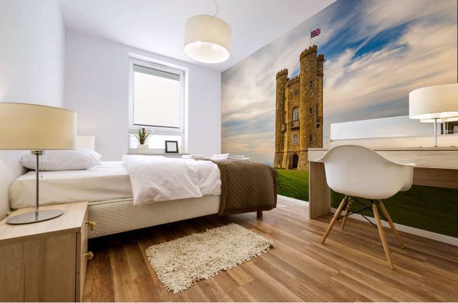 Broadway Tower in Cotswolds England Mural print