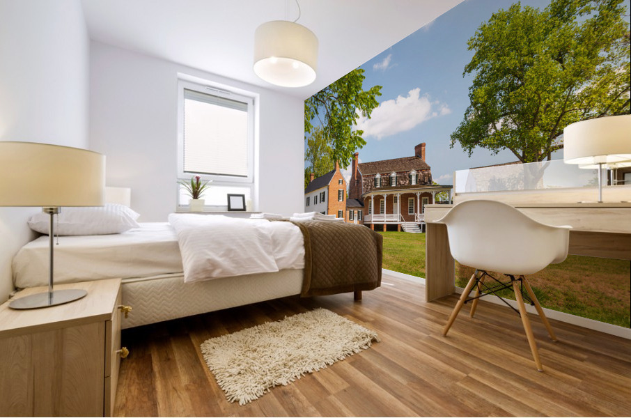 Thomas Stone house Port Tobacco Maryland Mural print