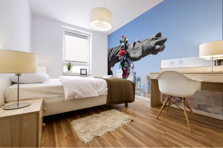 Partisans Statue in Boston MA Mural print