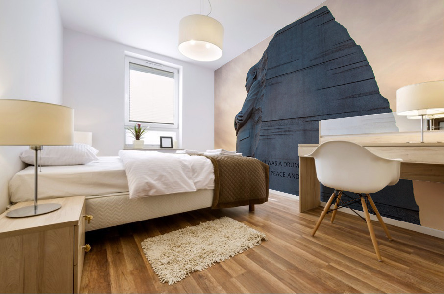 Martin Luther King Monument DC Mural print