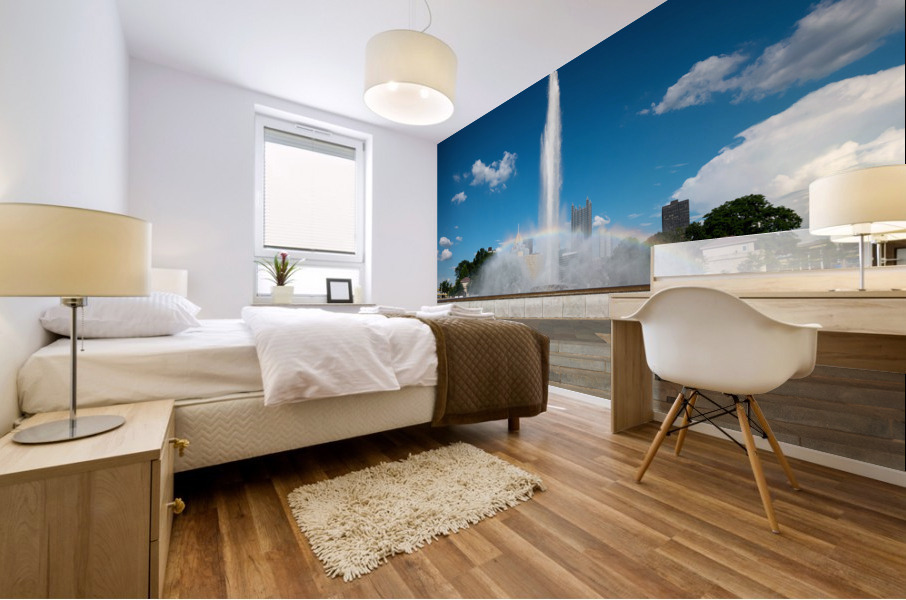 Point State Park Fountain in downtown Pittsburgh Impression murale