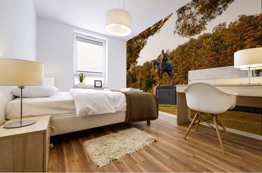 Statue of Stonewall Jackson at Manassas Impression murale