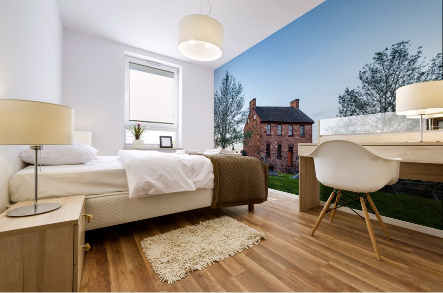 Old Stone House Manassas Battlefield Mural print