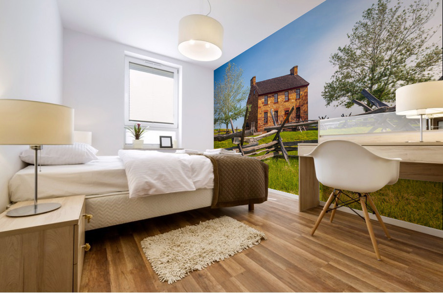 Old Stone House Manassas Battlefield Mural print