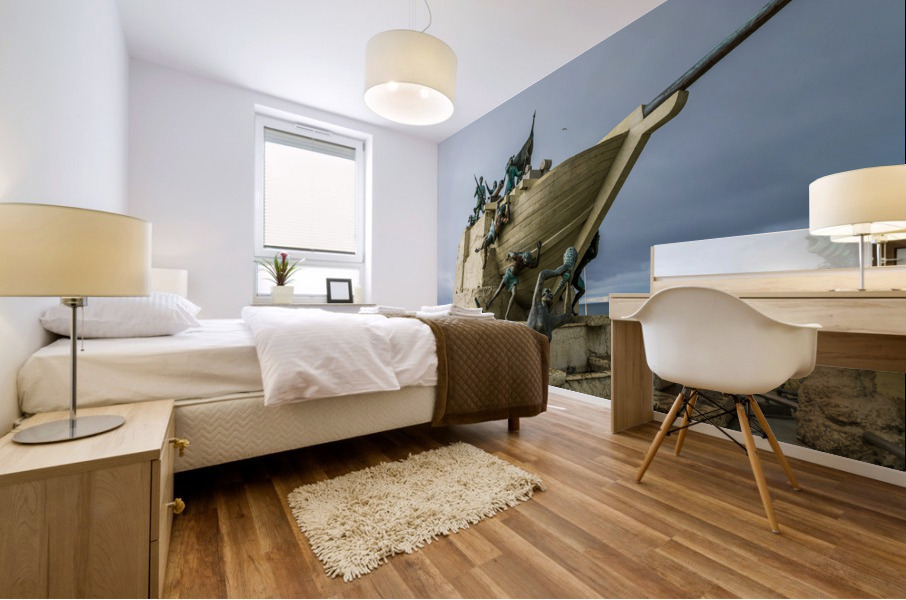 Mariners Monument to Magellan on seafront in Punta Arenas Chile Impression murale