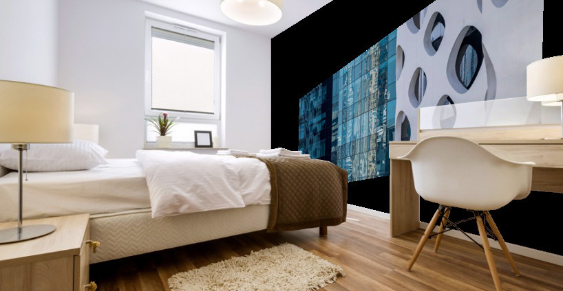 Detail of different designs on apartments in Business Bay Dubai Impression murale