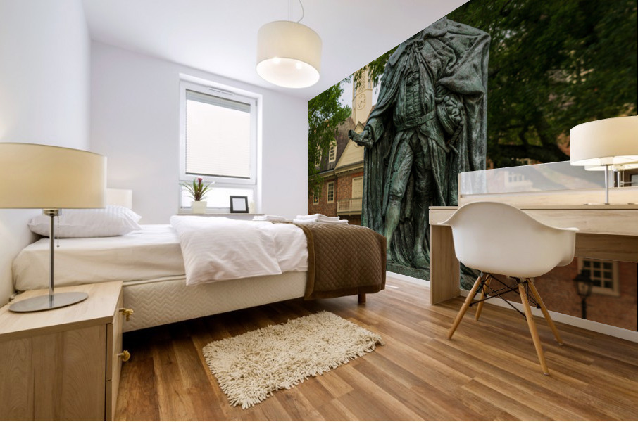 Wren Hall at William and Mary college in Williamsburg Virginia Impression murale