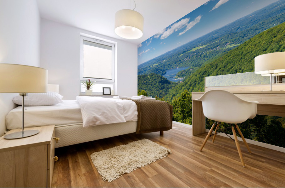 Cheat Lake seen from Snake Hill overlook near Morgantown Impression murale