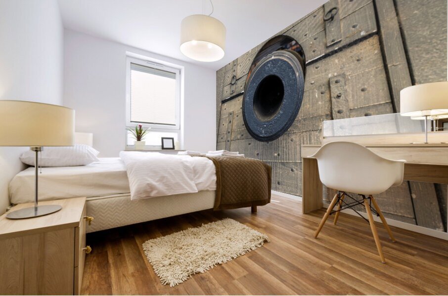 Restored USS Cairo in the Vicksburg National Military Park Mural print