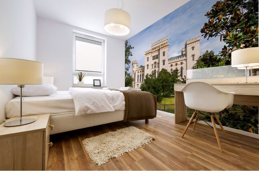 Castle of Baton Rouge or old capitol building in Louisiana Impression murale