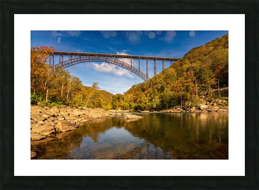 New River Gorge Bridge in West Virginia Picture Frame print