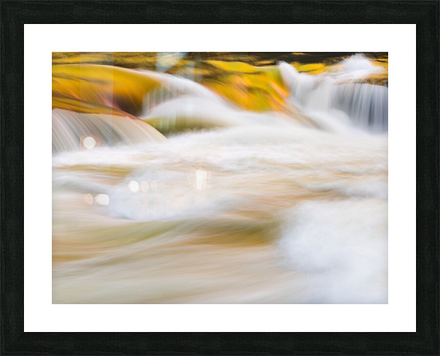 Valley Falls State Park Waterfall in West Virginia Picture Frame print