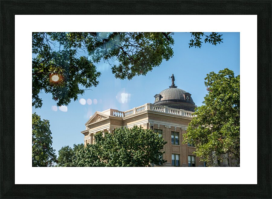 Historic Georgetown Courthouse in the town square in Texas Impression et Cadre photo