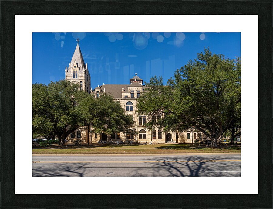 Southwestern University: Cullen Building Picture Frame print