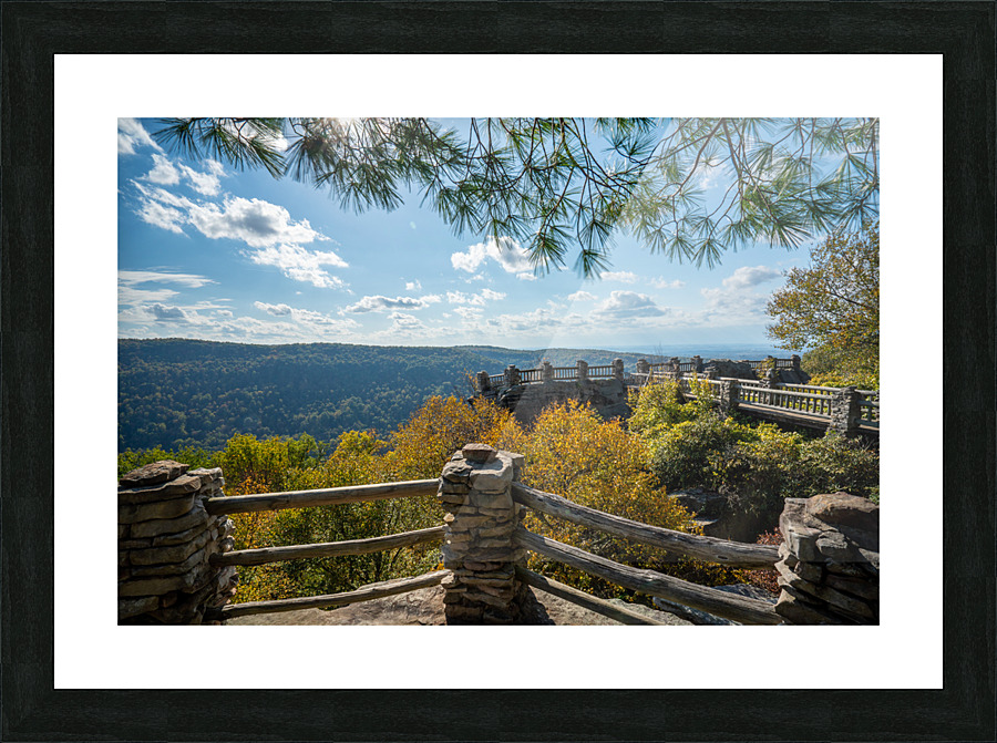 Coopers Rock state park overlook Impression et Cadre photo