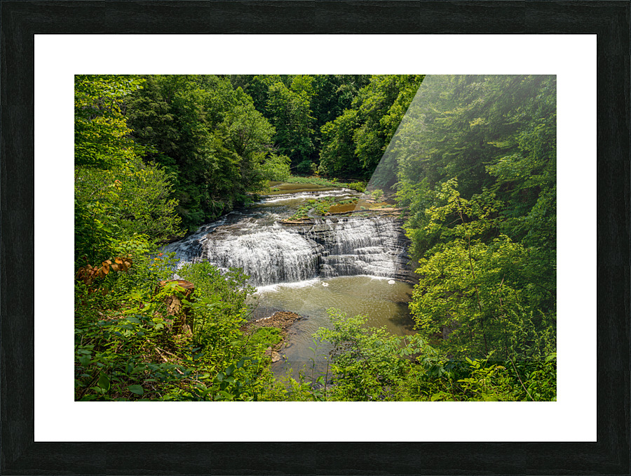 Burgess Falls in Tennessee in summer Impression et Cadre photo