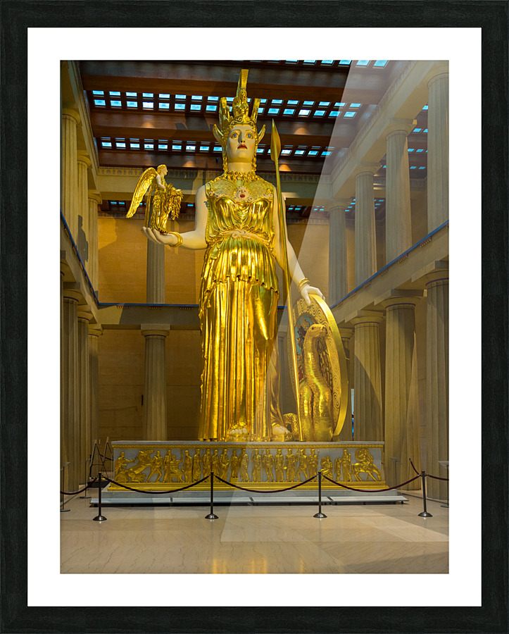 Statue of Athena in Nashville Parthenon Picture Frame print