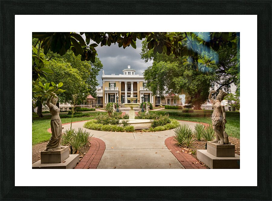 Stormy weather Belmont Mansion in Nashville Tennessee Picture Frame print