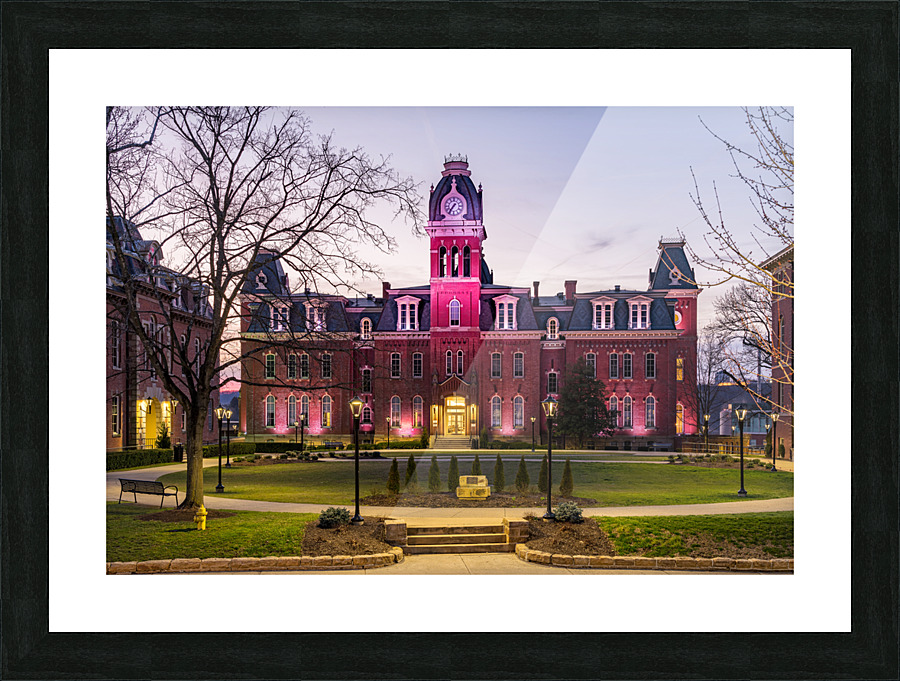 Woodburn Hall at West Virginia University in Morgantown WV Picture Frame print