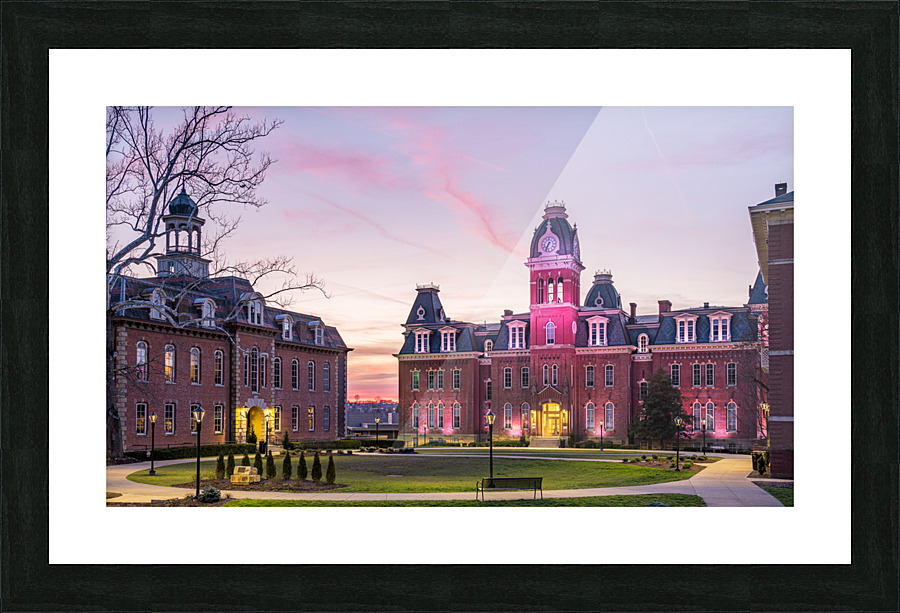 Woodburn Hall at West Virginia University in Morgantown WV Picture Frame print