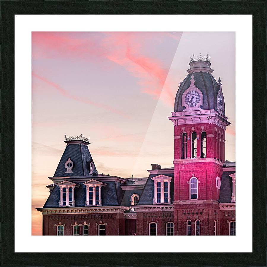 Woodburn Hall at West Virginia University in Morgantown WV Picture Frame print