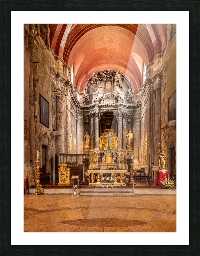 Sao Domingos church in Lisbon Picture Frame print