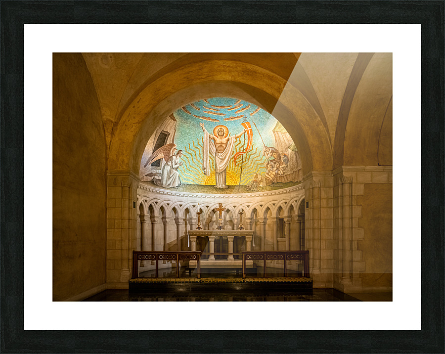 Bethlehem chapel in Washington Cathedral Picture Frame print
