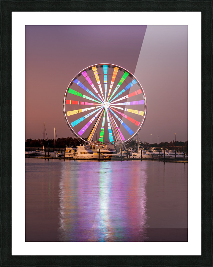 Ferris wheel at National Harbor Impression et Cadre photo