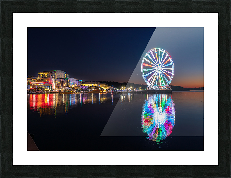 Ferris wheel at National Harbor Impression et Cadre photo