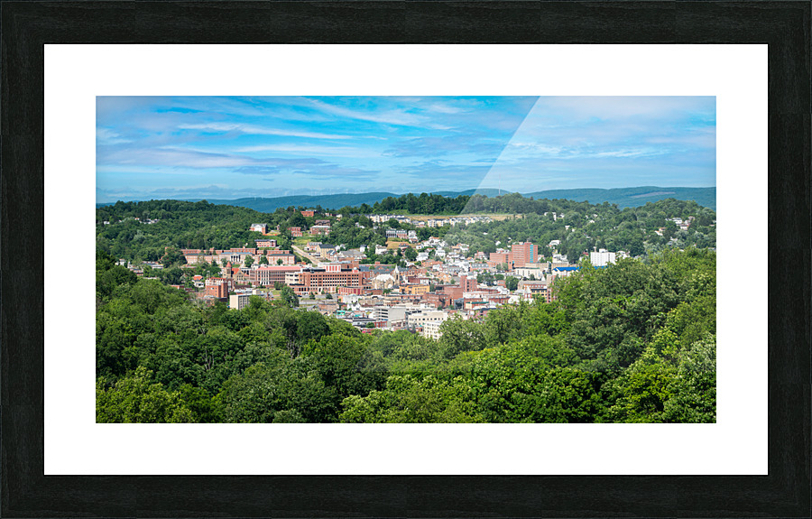 Overview of City of Morgantown WV Picture Frame print