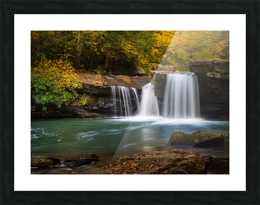 Waterfall on Deckers Creek near Masontown Impression et Cadre photo
