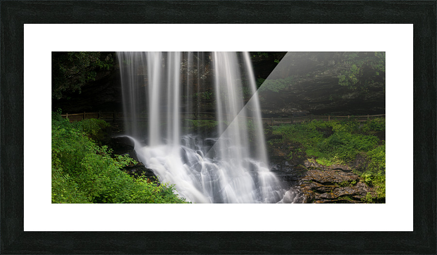 Dry Falls Waterfall near Highlands NC Picture Frame print