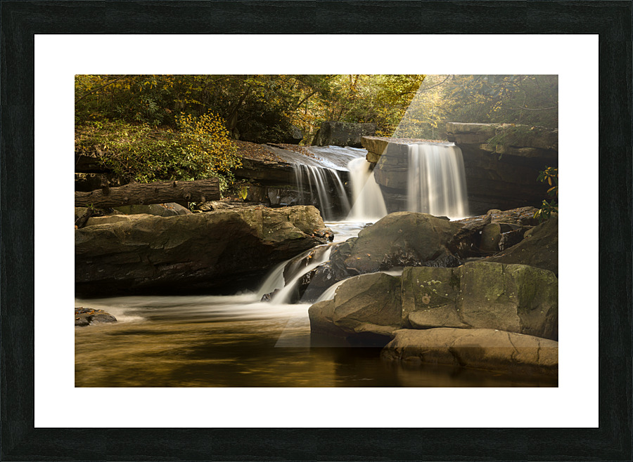 Waterfall on Deckers Creek near Morgantown Picture Frame print