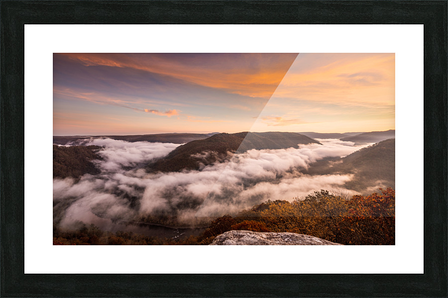 Grand View in New River Gorge Picture Frame print