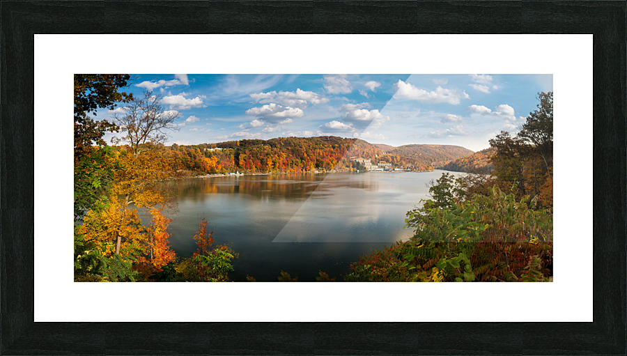 Fall colors on Cheat Lake Morgantown Picture Frame print