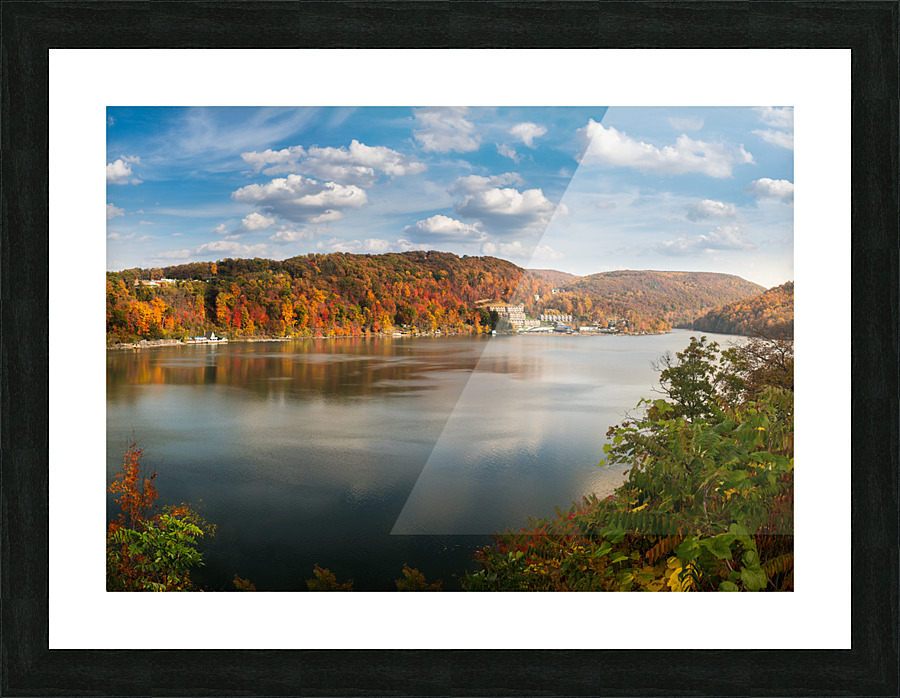 Fall colors on Cheat Lake Morgantown Impression et Cadre photo
