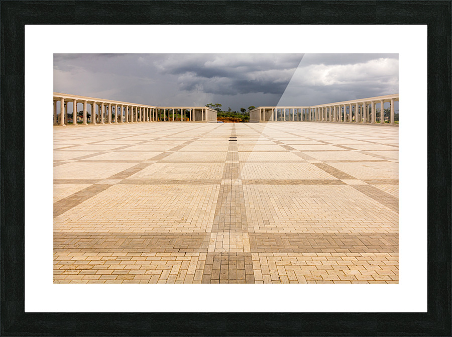 Basilica of Mongomo in Equatorial Guinea Picture Frame print