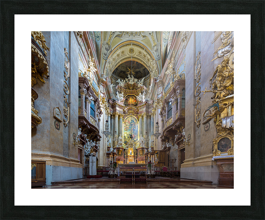 St Peters Parish Church Vienna Picture Frame print